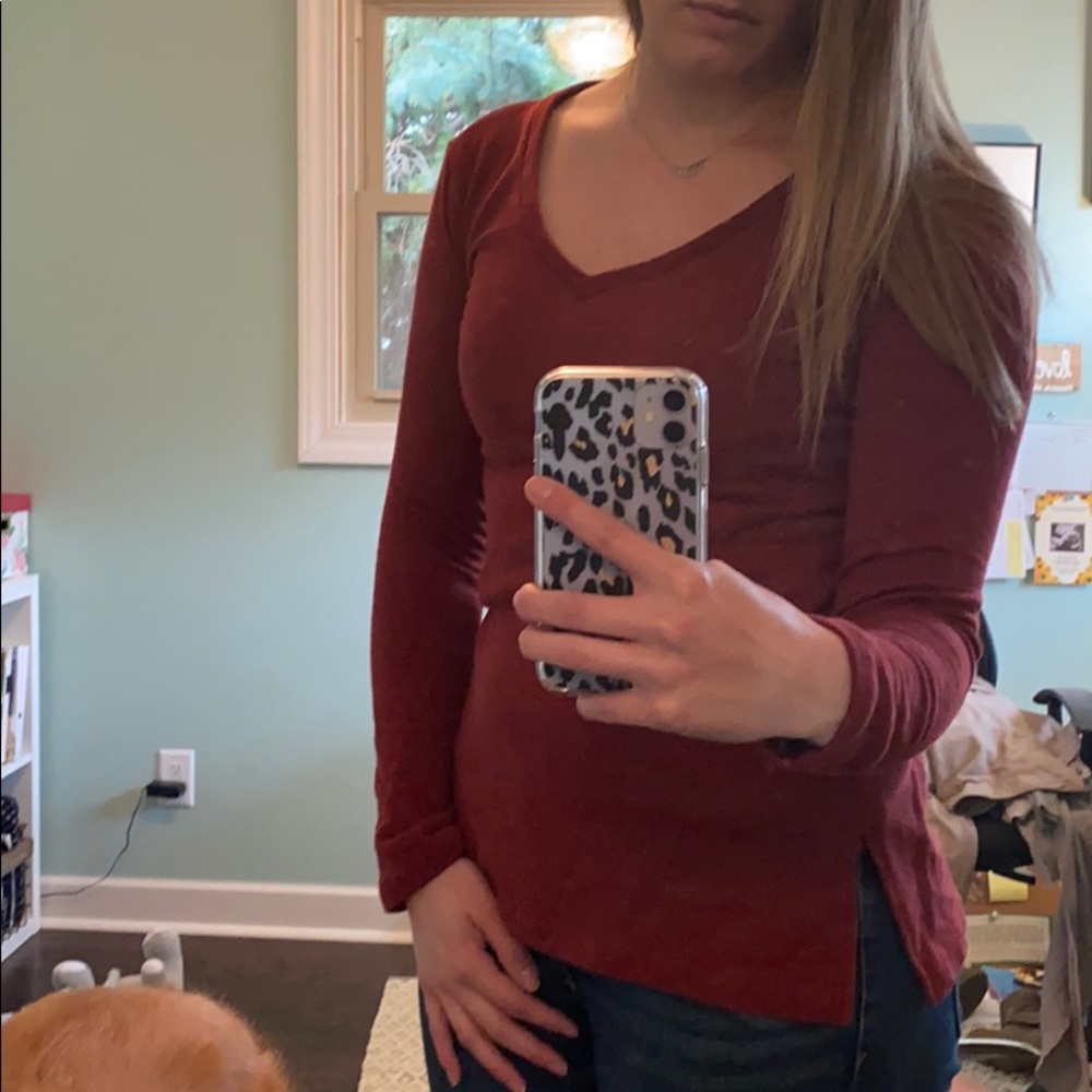 J crew mercantile v neck sweatshirt